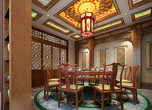 锦州中式古典风格家居装修设计效果图