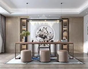 锦州新中式风格茶室如何规划设计